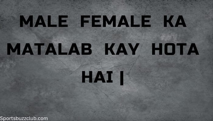 Male Female ka Matlab Kya Hota Hai । जानिए मेल फीमेल का मतलब क्या होता है